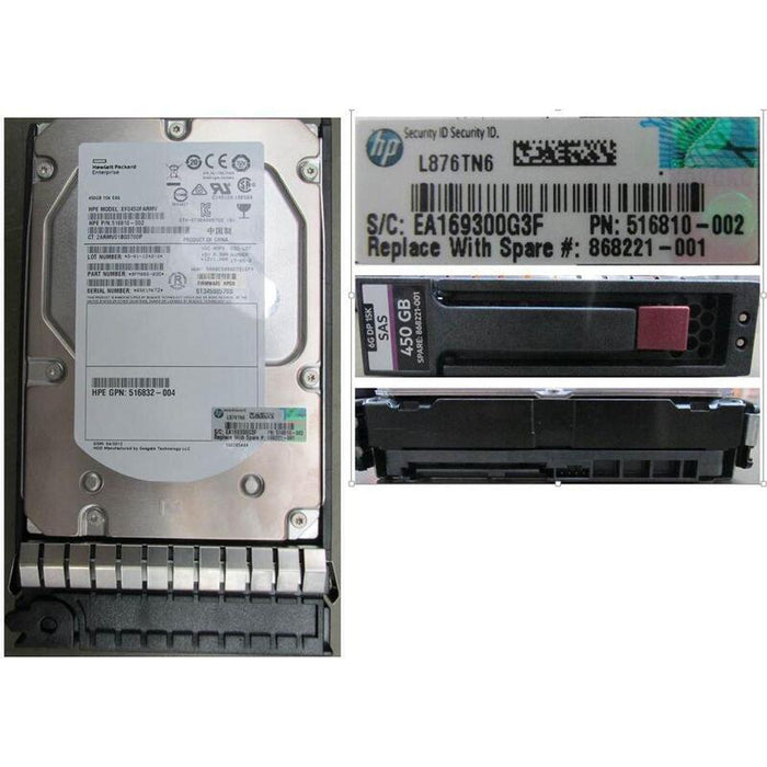 Hdd Hot Plug 450gb Sas 15k 3.5 Inch (Lff) (Dp)