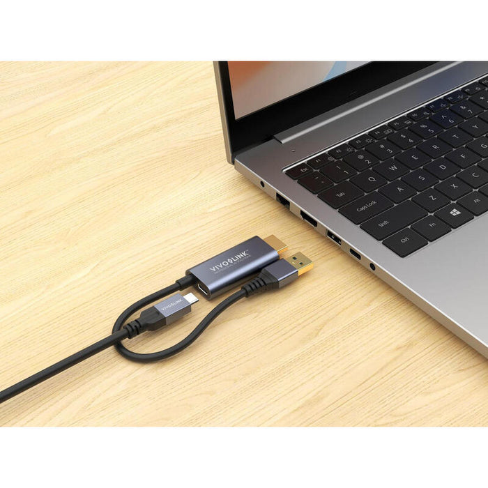 Hdmi & Usb-A To Usb-C Adapter