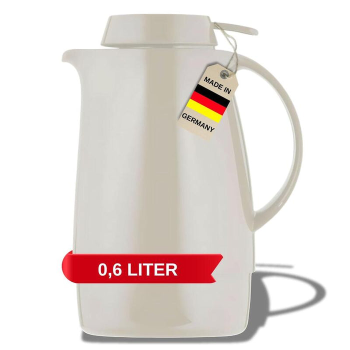 Helios Isolierkanne Servitherm 0,6 L, Blanco