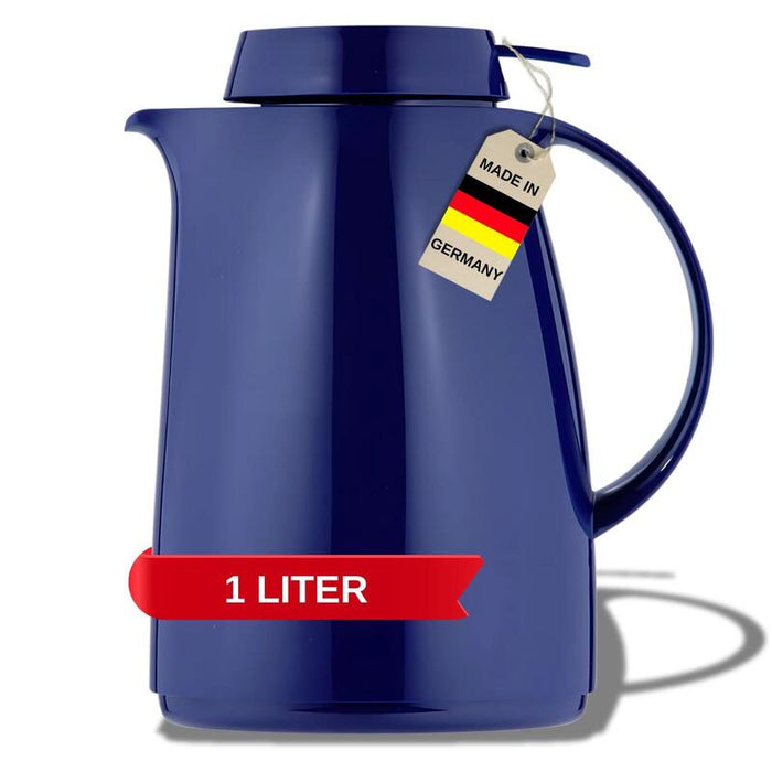 Helios Isolierkanne Servitherm 1,0 L, Dunkelblau