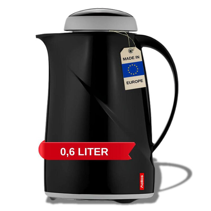 Helios Isolierkanne Wave 0,6 L, Negro