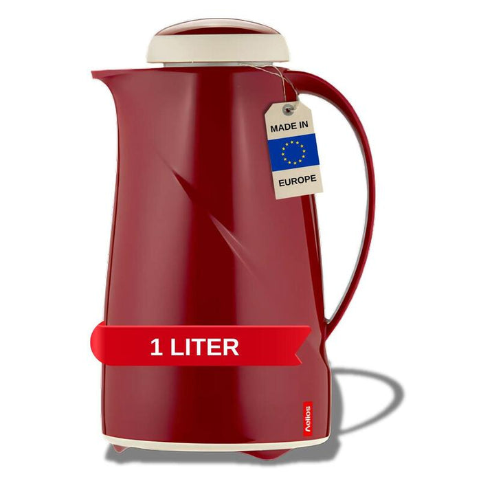 Helios Isolierkanne Wave 1,0 L, Rojo