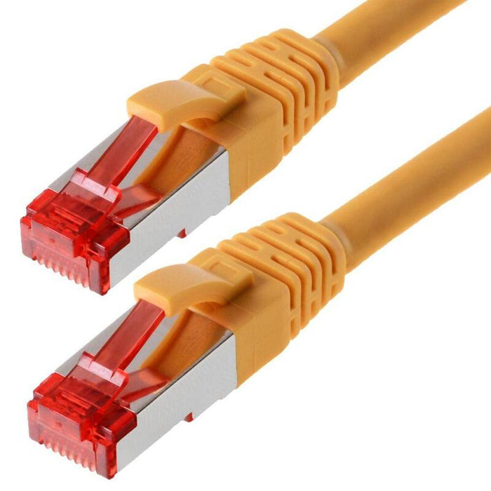 Helos Cable De Red S/Ftp Cat 6 Amarillo 10,0m
