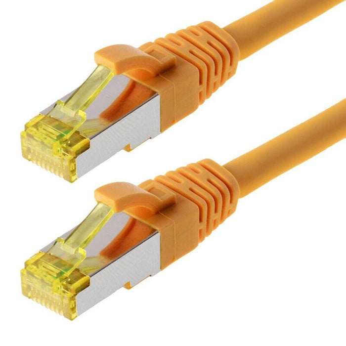 Helos Cable De Red S/Ftp Cat 6a Amarillo 1,5m