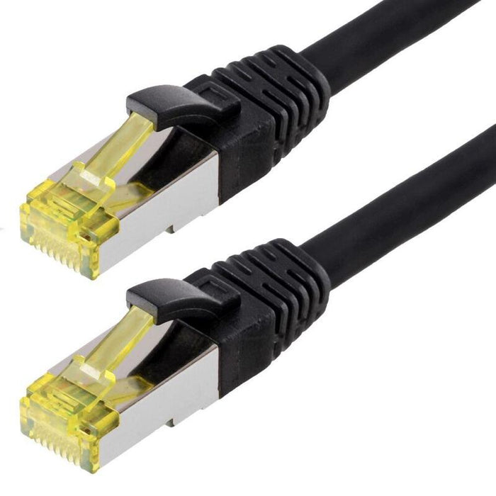 Helos Cable De Red S/Ftp Cat 6a Negro 0,25m