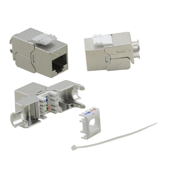 Helos Cat.6a Keystone Módulo 22-26 Awg 15,45 Mm Ancho Ghmt Sin Herramientas