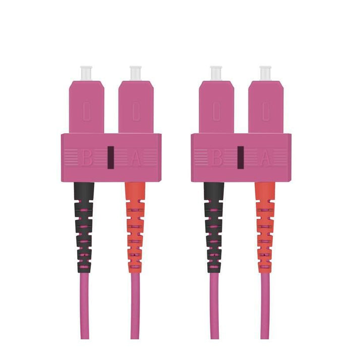 Helos Lwl Cable De Red Sc/Sc Duplex 50/125?M Om4 Púrpura 0,5m