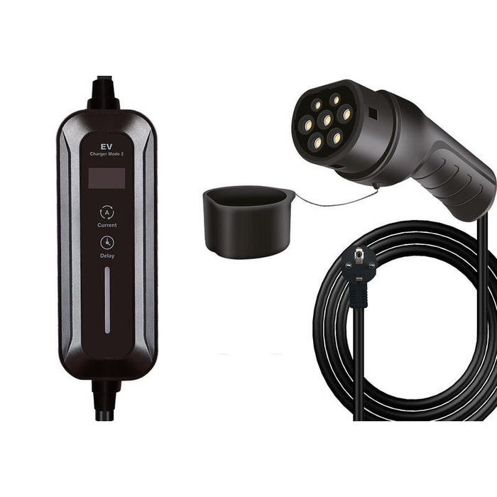 Helos Typ 2 Ev Tragbares Ladegerät Sobre Schuko Max.3.7kw,16a 1-Fásico 5m