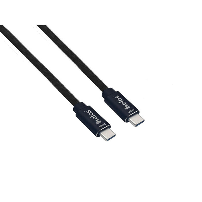 Helos Usb C Cable 240w Schnellladekabel Usb C Sobre Usb C, Nylon Trenzado 1,0m