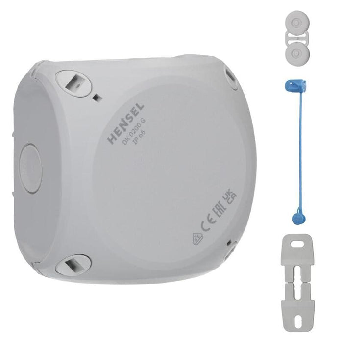 Hensel Caja De Derivación De Cables Hasta Dk 0200 G 2,5qmm O.Abrazadera