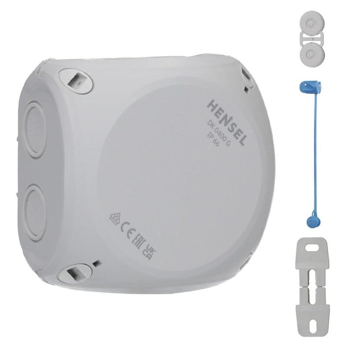 Hensel Caja De Derivación De Cables Hasta Dk 0400 G 4qmm 3ph, 6qmm 1ph, O.Abrazadera