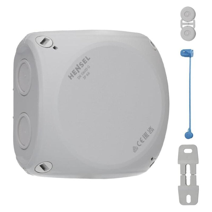 Hensel Caja De Derivación De Cables Hasta Dk 0600 G 6qmm 3ph, 10qmm 1ph, O.Abrazadera