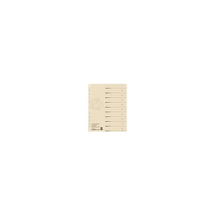 Herlitz Trennblatt A4 Manilakarton Chamois 50er Packung