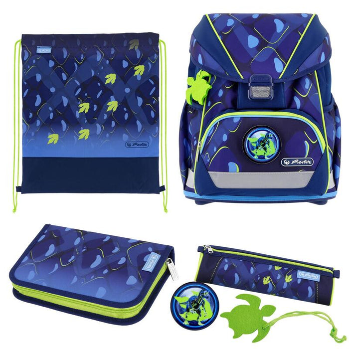 Herlitz T.Rex Explorer Ultralight Xl - Mochila Escolar Ergonómica (6 Piezas, 22 L)