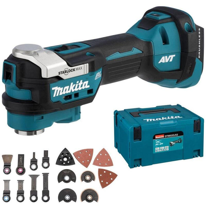 Herramienta Multifunción Makita Dtm52zjx2  Azul/Negro