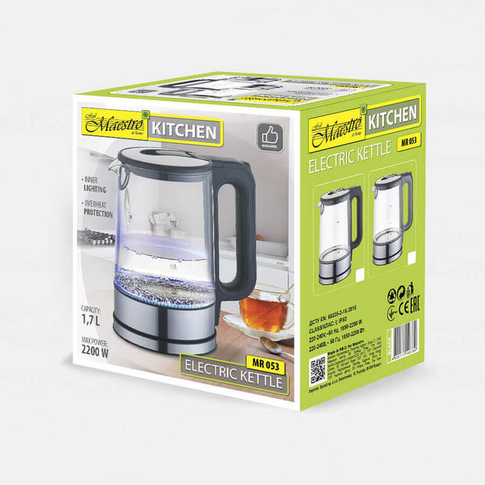 Hervidor De Agua Maestro Mr-053-Grey