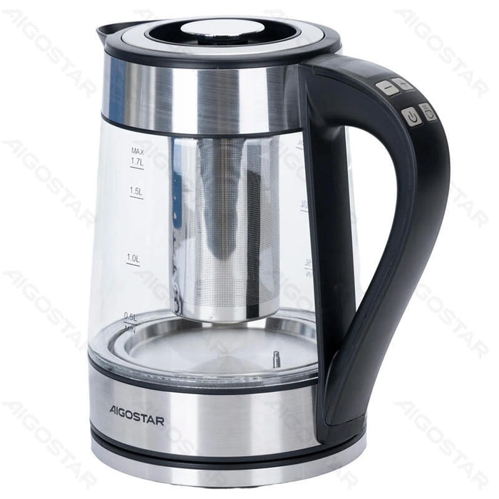 Hervidor Electrico 2200w 1.7l Negro Aigostar Hervidor Eléctrico Aigostar 1,7l / 2200w / Negro