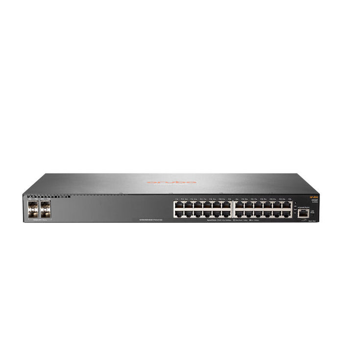 Hewlett Packard Enterprise Aruba 2930f 24g 4sfp+ Gestionado L3 Gigabit Ethernet (10/100/1000) Gris 1u