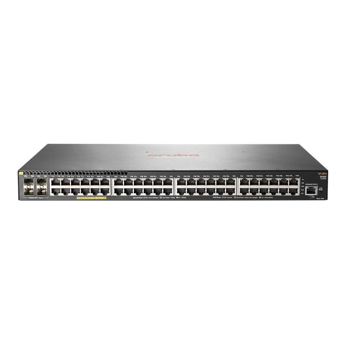Hewlett Packard Enterprise Aruba 2930f 48g Poe+ 4sfp+ Gestionado L3 Gigabit Ethernet (10/100/1000) Gris 1u Energía Sobre Ethernet (Poe)