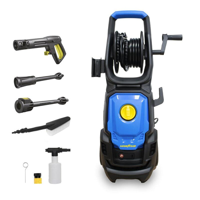 Hidrolimpiadora Goodyear Gy2002pw 2000w 220v-240v 50hz/60hz (Con Botella Jab N+Cepillo)