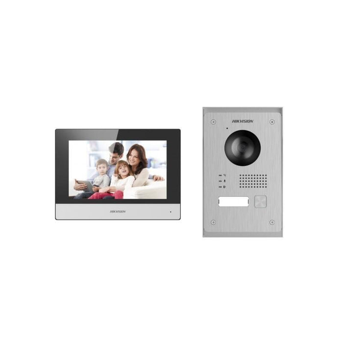 Hikvision Ds-Kis703y-P Kit De Intercomunicador De Video Ip Digital De Dos Hilos