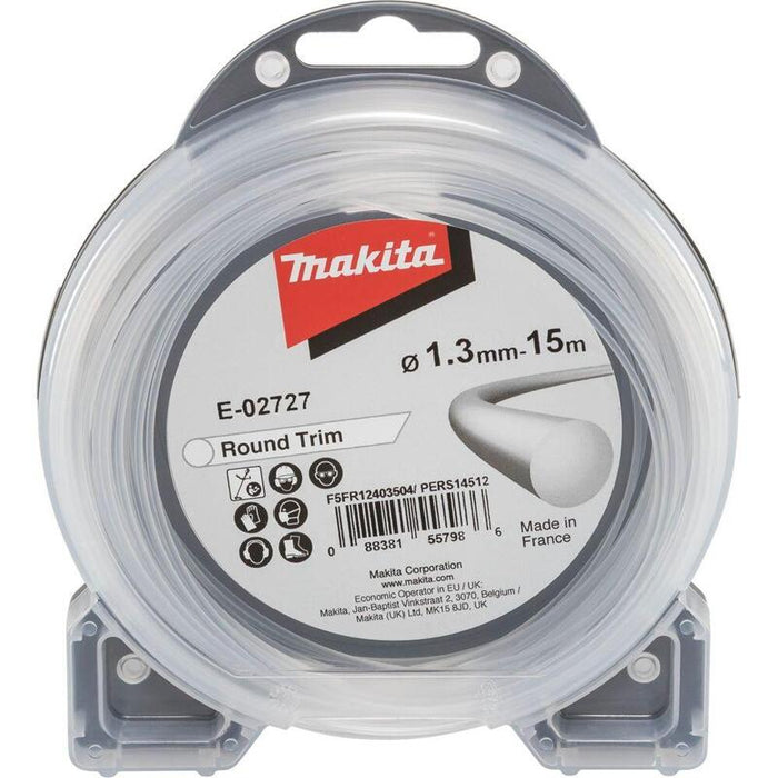 Hilo Redondo Para Cortar Césped Makita 1,3 Mm X 15 M