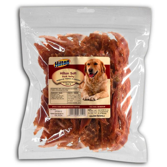 Hilton Soft Duck Jerky - Golosina Para Perros - 500 G