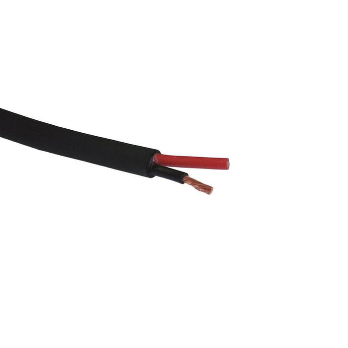 HJtalerkabel 2x1,5mmý, Sort,  1 Kappe, Ofc, Fleksibelt 100m