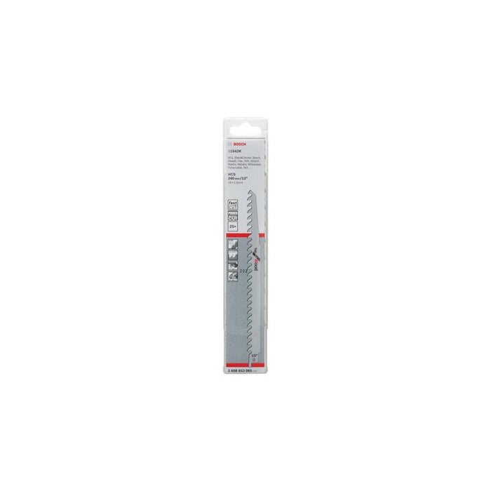 Hoja De Sierra De Sable Bosch Professional S 1542 K Top Para Madera, 25 Piezas, Longitud 240 Mm 2608653065