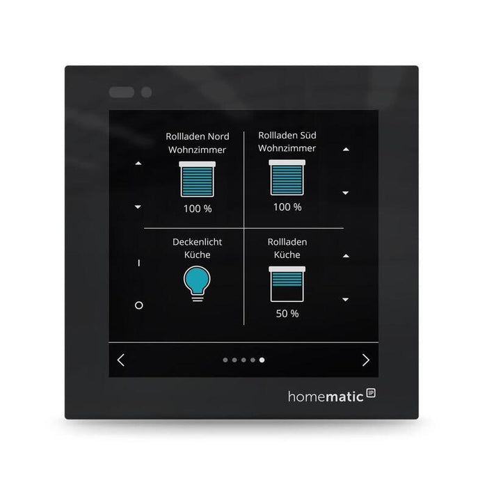 Homematic Ip Vidrio Display (Hmip-Wgd) (Negro)