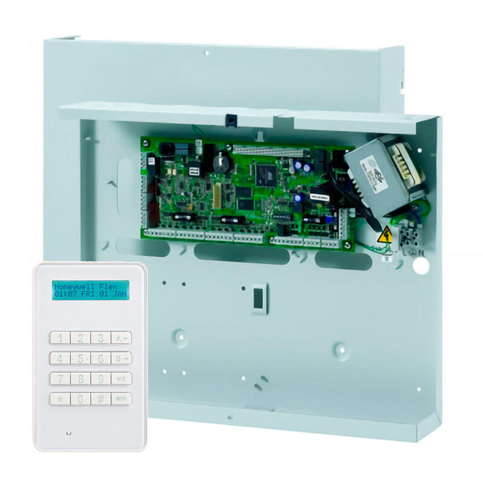 Honeywell C048-D-E1-Prox Kit Central Galaxy Dimension 16 A 48 Zonas Y Teclado Mk8 Con Lector De Proximidad. Grado 3.