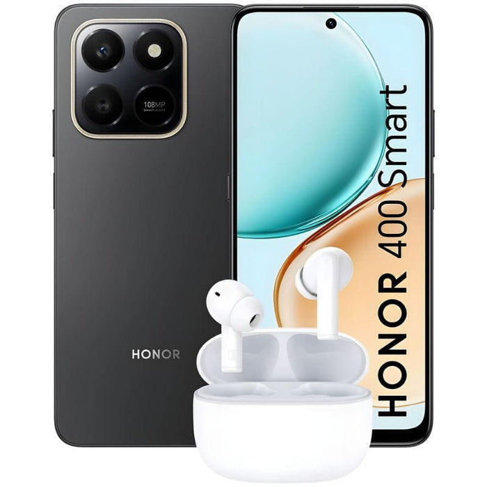 Honor 400 Smart 5g 4gb/128gb Negro + Regalo Honor Earbuds Choice X7 Lite