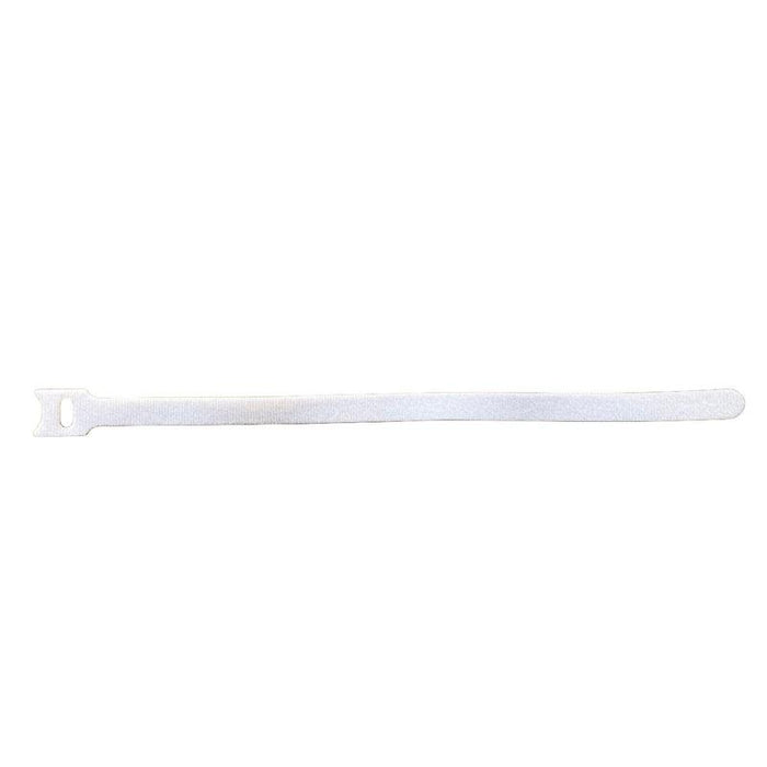 Hook And Loop Tie 15cm X 12mm  White 50pcs