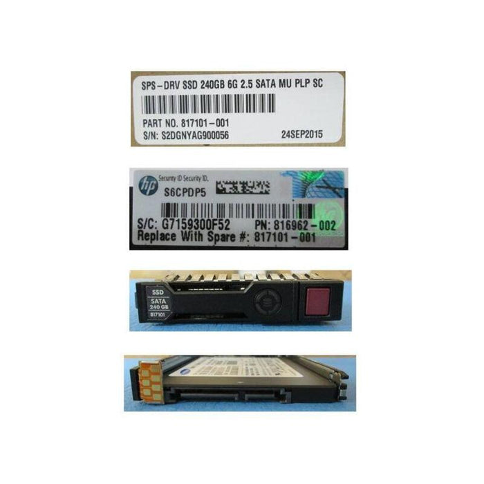 Hot-Plug Ssd 240gb 2.5inch Sff Sata Interface 6gb/Sec