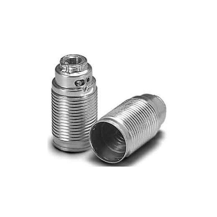Houb 101883 Metal Portalámparas E14 Messing 3piezas Gewindemantel