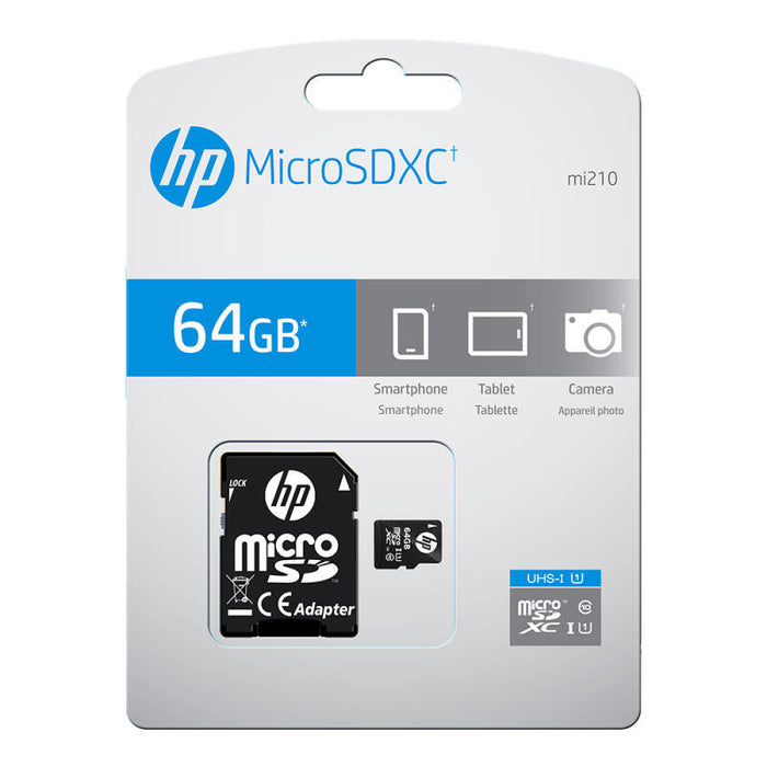 Hp Micro Sdhc 64 Gb Cl10 U1 Sdu64gbxc10hp-Ef