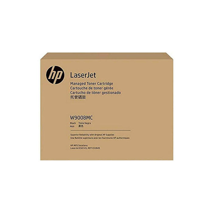 Hp Negro Original Laserjet Cartucho De Tóner (W9008mc) Contract Para Laserjet Managed E50145dn Mfp E52645dn Laserjet Managed Flow Mfp E52645c