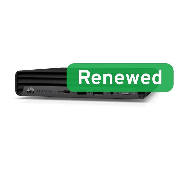 Hp Renewed  Grade C  Prodesk 400 G6 Desktop Mini  Intel Core I5-10500t  16gb  Uhd Graphics 630  256 Gb  N  Windows 11 Pro