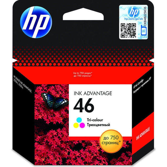 Hp Tinta Original 46 Tri-Color
