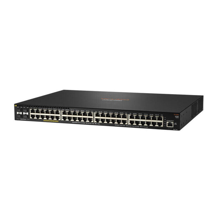 Hpe Aruba 2930f 48g Poe+ 4sfp Conmutador L3 Gestionado 48 X 10/100/1000 (Poe+) + 4 X Gigabit Sfp (Enlace Ascendente) Montaje En Rack Poe+ (740 W)