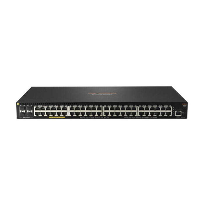 Hpe Aruba 2930f 48g Poe+ 4sfp Conmutador L3 Gestionado 48 X 10/100/1000 (Poe+) + 4 X Gigabit Sfp (Enlace Ascendente) Montaje En Rack Poe+ (740 W)