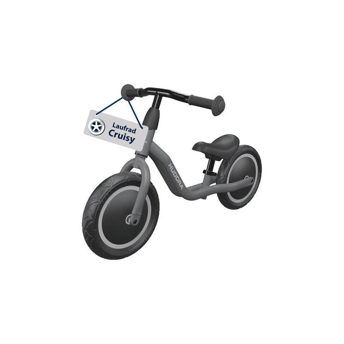 Hudora Bicicleta Sin Pedales Cruisy 10" Gris 10923