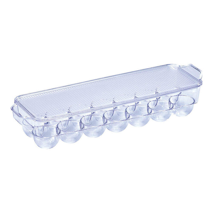 Huevera Con Tapa Para 14 Huevos 37 X 11,5 X 8 Cm