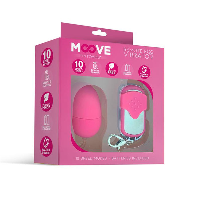 Huevo Vibrador Con Control Remoto Mini Rosa