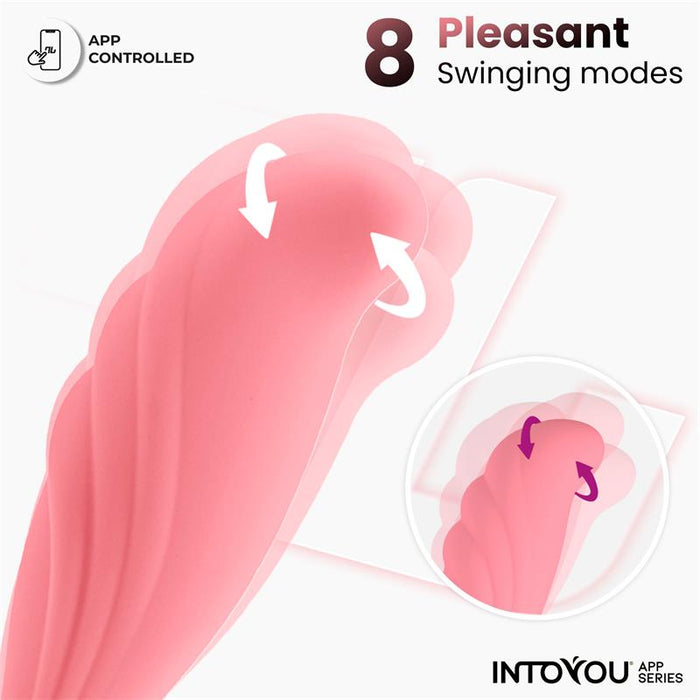 Huevo Vibrador Con Movimiento Waving Con App Usb