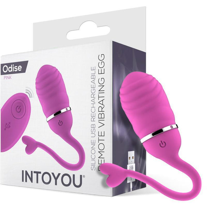 Huevo Vibrador Control Remoto Odise Usb Silicona Rosa