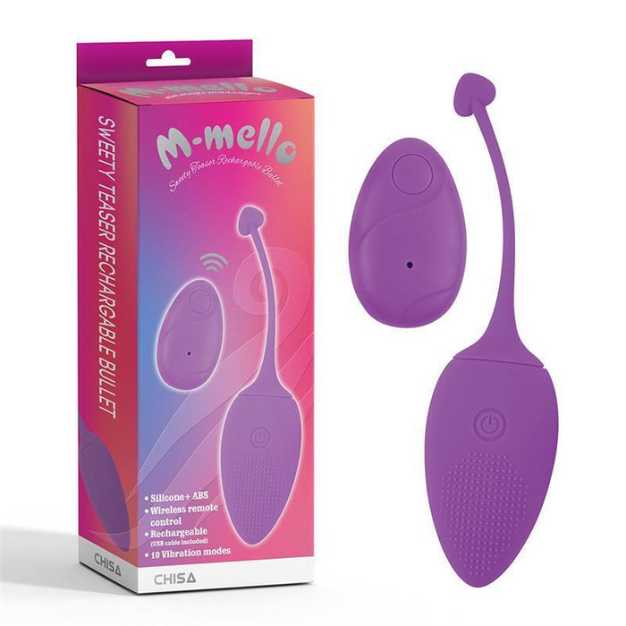 Huevo Vibrador Control Remoto Sweety Teaser Usb 5.7