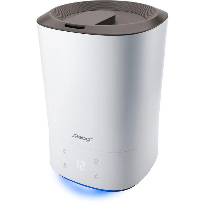 Humidificador Steba Con Inserto Para Fragancias, Muy Silencioso, Con 3 Ajustes De Velocidad Y Un Depósito De Agua De 5,5 Litros. Lb 8.