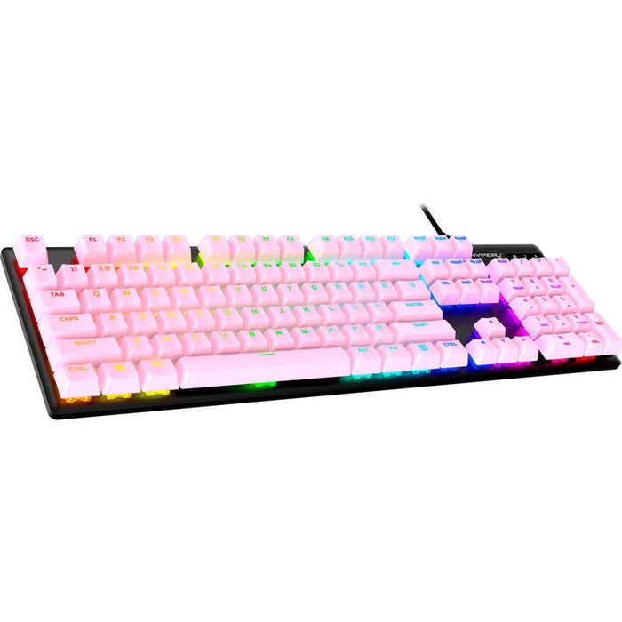 Hyperx Full Key Set Keycaps - Pbt (Pink) Tecla