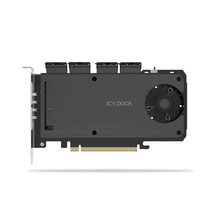 Icy Dock Adaptador 4 X M.2 Nvme Ssd Mobile Rack Adaptador Card F